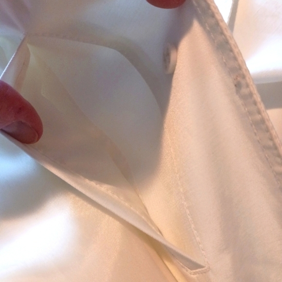 Trench Coat Cream Color  Y2K Gallery Belted - Picture 12 of 13